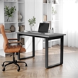 Commercial 48x24 Conference Table with Laminate Top and U-Frame Base - Gray Oak