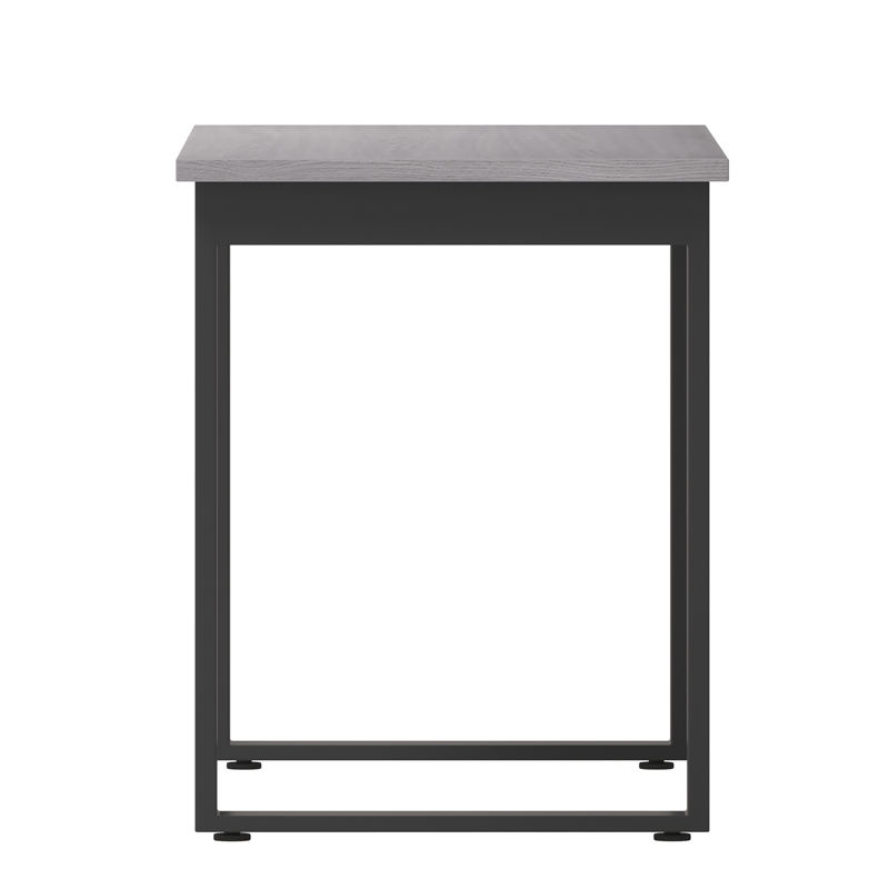 Commercial 48x24 Conference Table with Laminate Top and U-Frame Base - Gray Oak