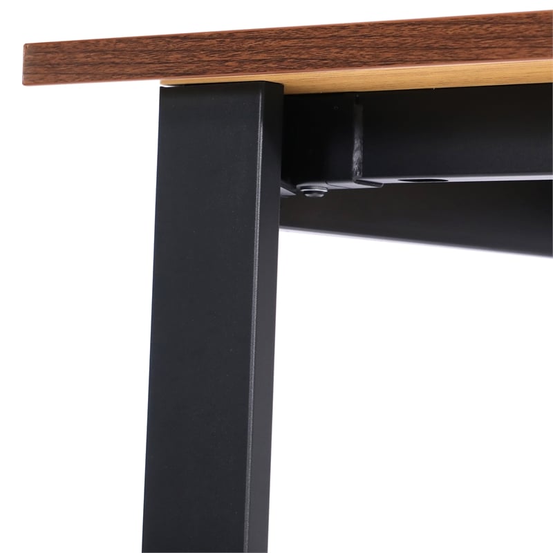 Commercial 48x24 Conference Table with Laminate Top and U-Frame Base - Walnut