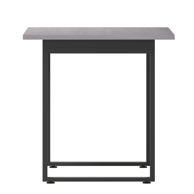 Commercial 48x30 Conference Table with Laminate Top and U-Frame Base - Gray Oak