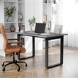 Commercial 48x30 Conference Table with Laminate Top and U-Frame Base - Gray Oak