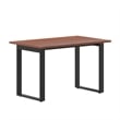Commercial 48x30 Conference Table with Laminate Top and U-Frame Base - Walnut