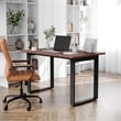 Commercial 48x30 Conference Table with Laminate Top and U-Frame Base - Walnut