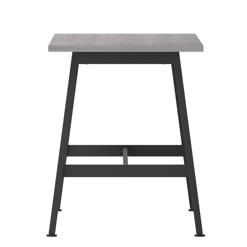 Commercial 60x24 Conference Table with Laminate Top and A-Frame Base - Gray Oak
