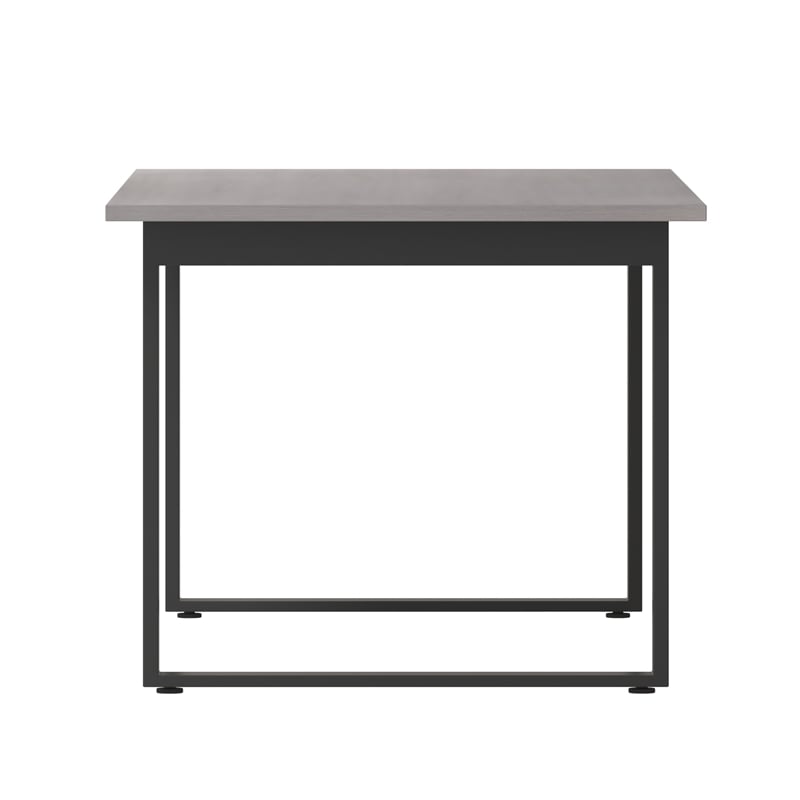 Commercial 72x36 Conference Table with Laminate Top and U-Frame Base - Gray Oak