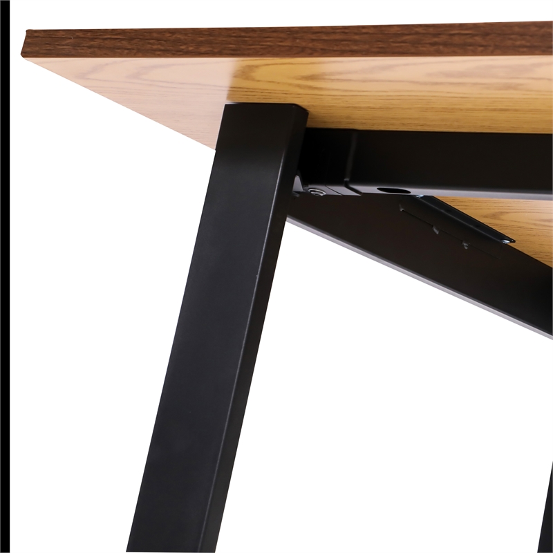 Commercial 72x36 Conference Table with Laminate Top and U-Frame Base - Walnut