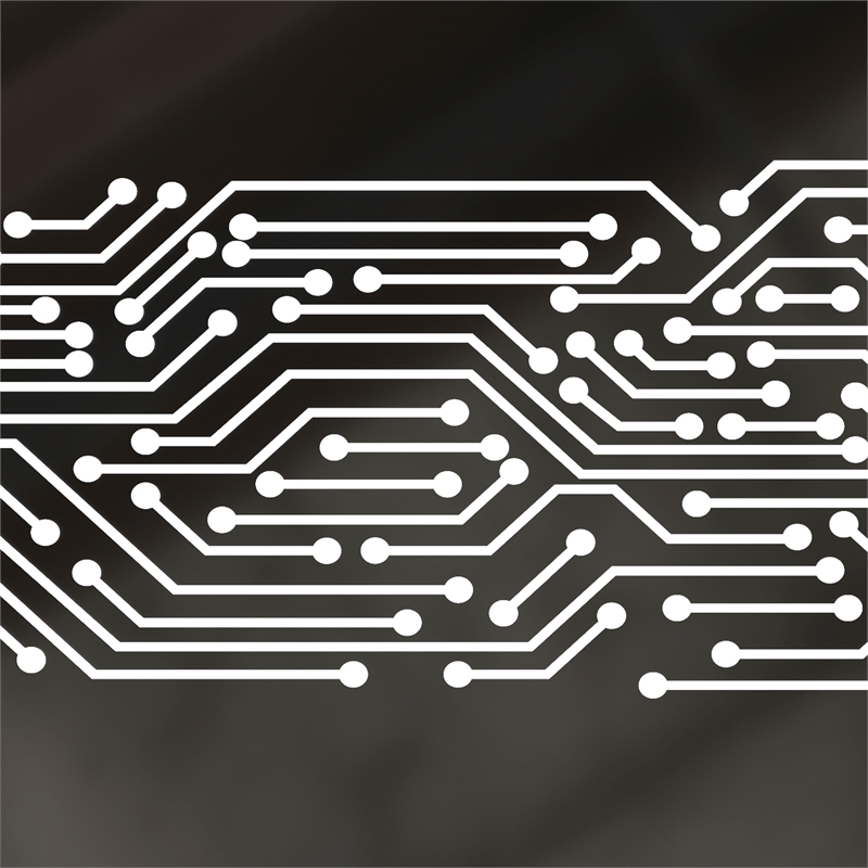 Gaming Computer Desk with Color Changing LED Circuit Board Design Glass Desktop