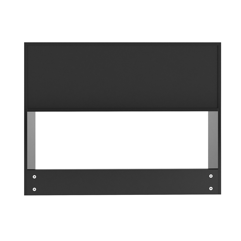 Space-Saving Desktop Bookshelf Storage Organizer with Assorted Cubbies in Black