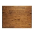 Solid Wood 47 Inch Commercial Grade Dining Table for 4 in Brown Matte Finish
