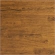 Solid Wood 47 Inch Commercial Grade Dining Table for 4 in Brown Matte Finish