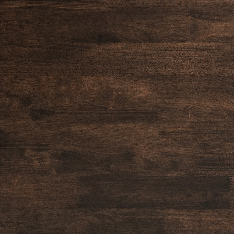 Solid Wood 47 Inch Commercial Grade Dining Table for 4 in Wenge Matte Finish