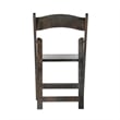 Commercial Grade Solid Wood Portable Folding Dining Chair Early American Finish