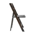 Commercial Grade Solid Wood Portable Folding Dining Chair Early American Finish