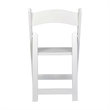 Commercial Grade Solid Wood Portable Folding Dining Chair White Finish