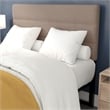 Universal Fit Tufted Upholstered Headboard in Taupe Fabric - Full