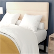 Universal Fit Tufted Upholstered Headboard in Cream Fabric - Full