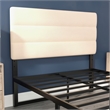 Universal Fit Tufted Upholstered Headboard in Cream Fabric - Full