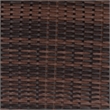Outdoor 50 000 BTU Fire Table with Steel Top and Wicker Base-Black/Espresso