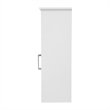 Modern Bathroom Storage Cabinet with Magnetic Close Door and 3 shelves - White