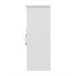 Modern Bathroom Storage Cabinet with 2 Magnetic Close Doors and Shelves - White