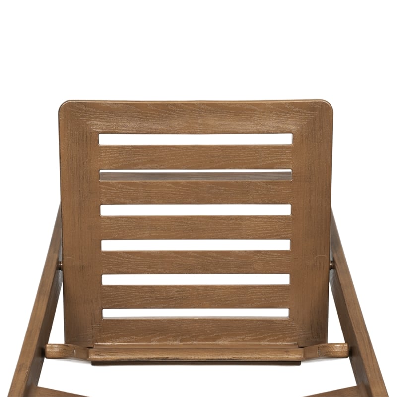 Indoor/Outdoor Lightweight Wood Look Resin Folding Event Chair in Chestnut