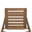 Indoor/Outdoor Lightweight Wood Look Resin Folding Event Chair in Chestnut