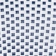 2 PK All-Weather Commercial Paris Chair with Bamboo Print Metal Frame-White/Navy