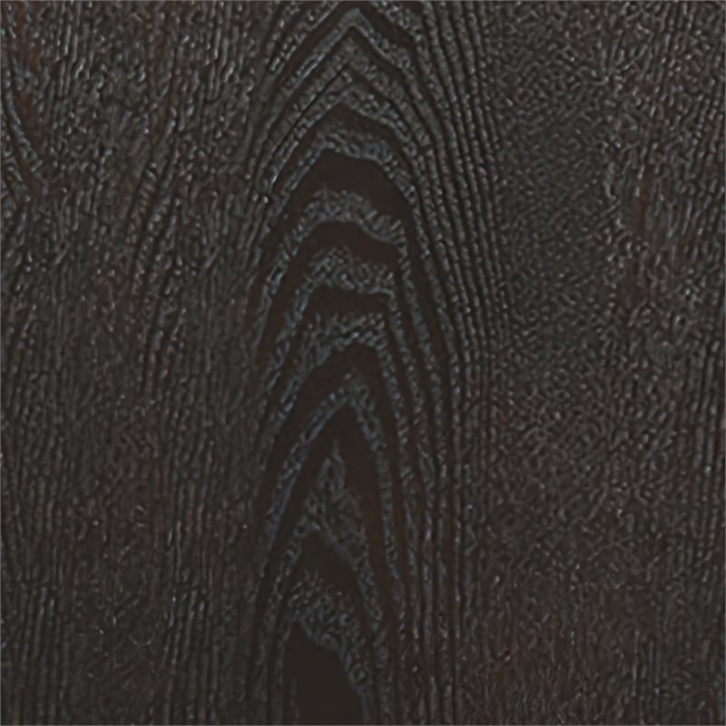 Contemporary Full Size Three Panel Wooden Headboard Only in Dark Brown