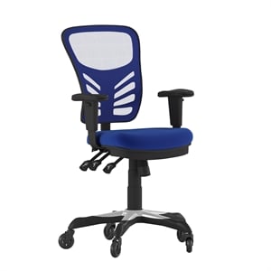 Nicolas Mid-Back Ergonomic Multifunction Mesh Chair with Polyurethane Wheels