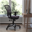 Nicholas Mid-Back Ergonomic Multifunction Mesh Chair with Polyurethane Wheels