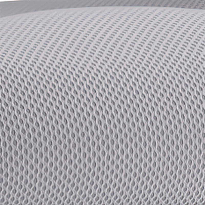 Mid-Back Ergonomic Multifunction Mesh Chair with Polyurethane Wheels-Gray