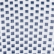 All-Weather Commercial Paris Chair with Bamboo Print Aluminum Frame-White/Navy