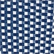 All-Weather Commercial Paris Chair with Bamboo Print Aluminum Frame-Navy/White