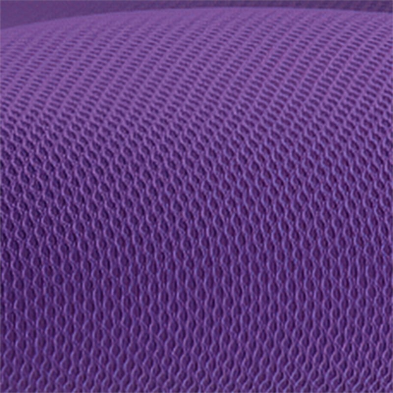 Mid-Back Ergonomic Multifunction Mesh Chair with Polyurethane Wheels-Purple