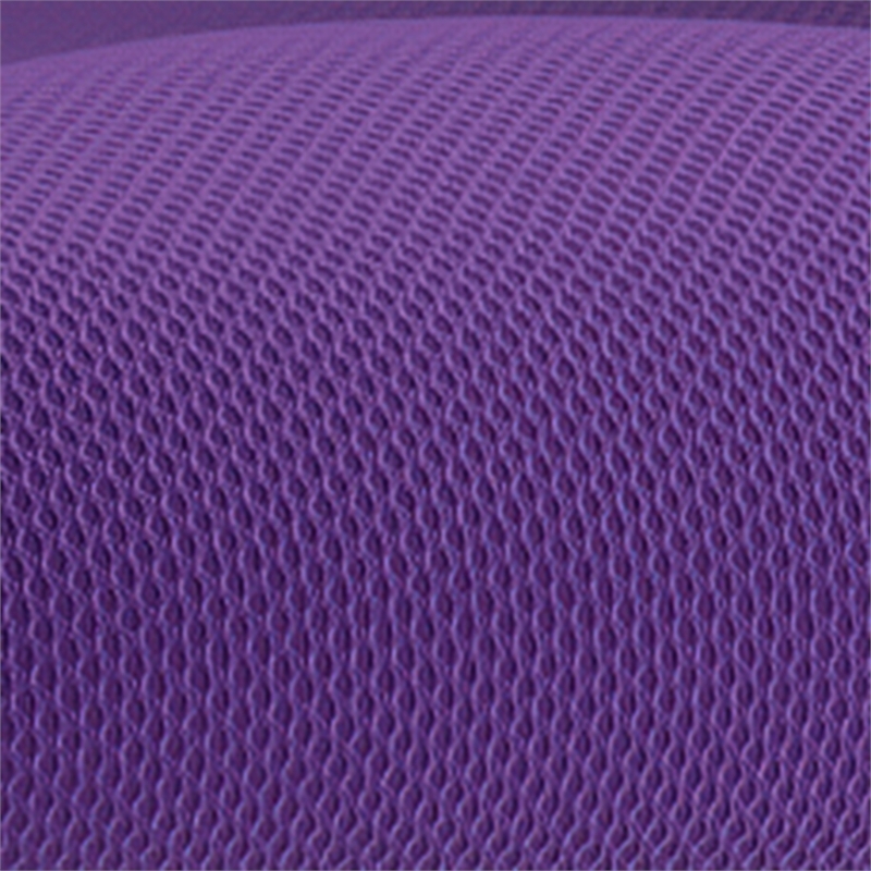 Mid-Back Ergonomic Multifunction Mesh Chair with Polyurethane Wheels-Purple