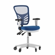 Flash Furniture Nicholas Mid-Back Ergonomic Multifunction Mesh Chair with Polyurethane Wheels