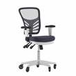 Fllash Furniture Nicholas Mid-Back Ergonomic Multifunction Mesh Chair with Polyurethane Wheels