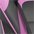 Office Gaming Chair with Skater Wheels & Reclining Arms - Purple LeatherSoft