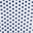 All-Weather Commercial Paris Chair with Bamboo Print Metal Frame-White/Navy