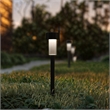 All-Weather Solar Powered Black LED Landscaping Lights - Set of 12