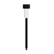 All-Weather Solar Powered Black LED Landscaping Lights - Set of 12