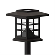 All-Weather Lantern Design Solar Powered LED Landscape Lights in Brown