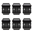 Decorative Wall Mount Solar Powered Lighting for Decks and Fencing in Brown
