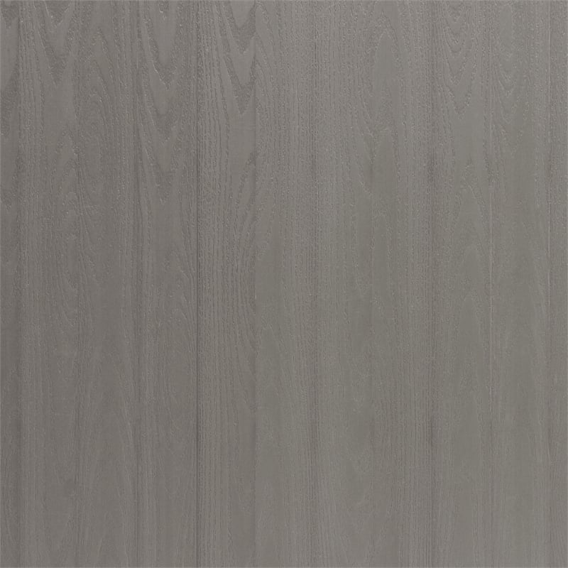 Outdoor Faux Teak Side Chair with Gray Wash Poly Slats - Teak Patio Chair