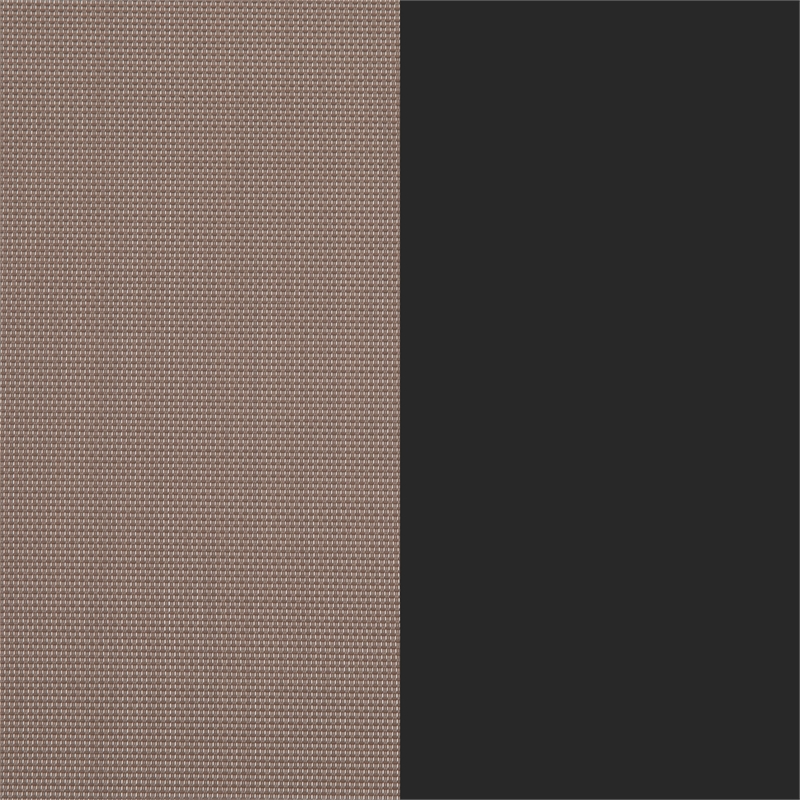 Commercial 5 Pc Outdoor Patio Dining Set with Glass Table and 4 Chairs - Brown