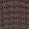 3PC Brown and Black Indoor/Outdoor PE Rattan Folding Bistro Set