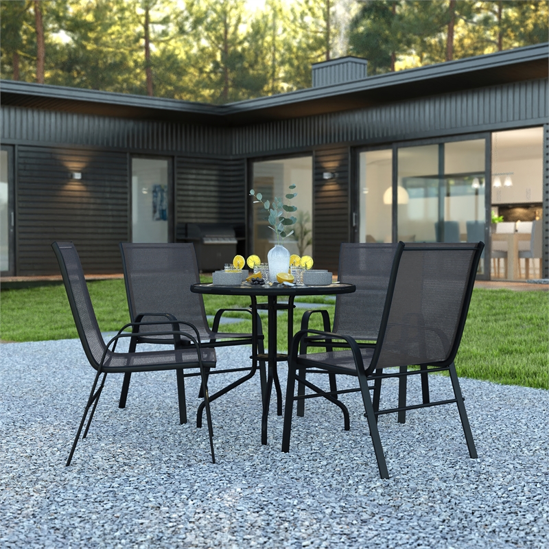 5 Piece Patio Dining Set - 31.5