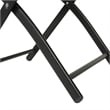 2 Pack Commercial Outdoor Flex Comfort Folding Chair with Metal Frame in Brown
