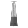 Outdoor Patio Heater - Slate Gray-7.5 Feet Round Steel Patio Heater-42 000 BTU's