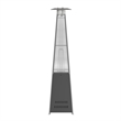 Outdoor Patio Heater - Slate Gray-7.5 Feet Round Steel Patio Heater-42 000 BTU's